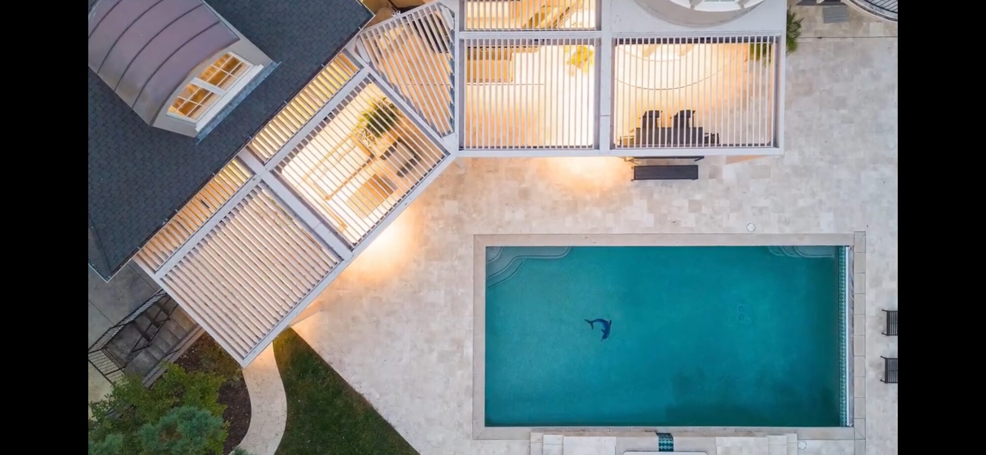Aerial view — a Southern California Bespoke build